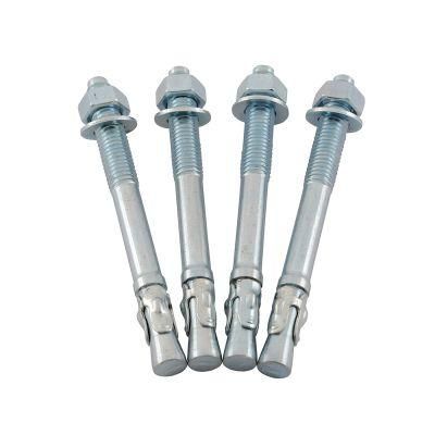 Ss201 SS304 SS316 Anchor Zinc Plated Concrete Expansion Heavy Duty Wall Wedge Anchor Bolts