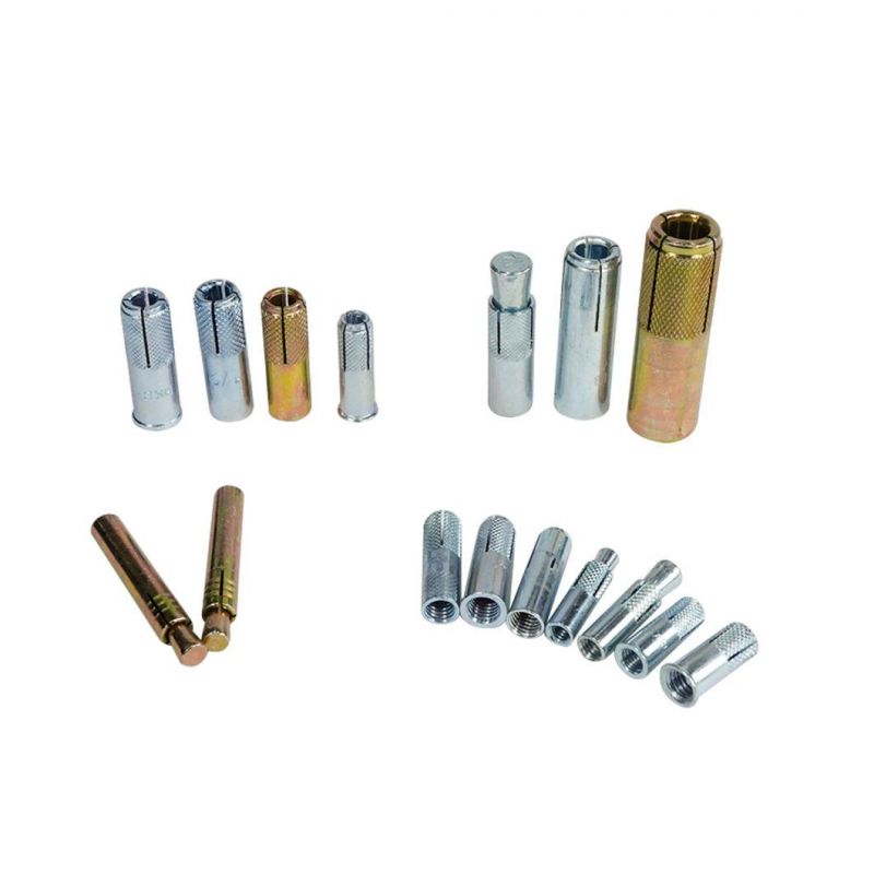 High Quality White Zinc Yellow Zinc Plated Expansion Bolts Drop in Anchor Concrete Anchor Knurled Drop in Anchor