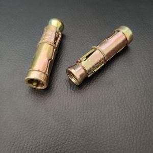 Yellow Galvanized 4PCS Shield Anchors with Grade 4.8-12.9