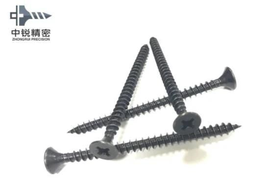 3.5X45mm Fine Thread Drywall Screws with Black Phosphate Coated Good Quality Drywall Screw
