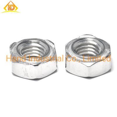 M8 M10 M12 Ss 304 Stainless Steel Customized Hex Welding Nuts Used with Bolts