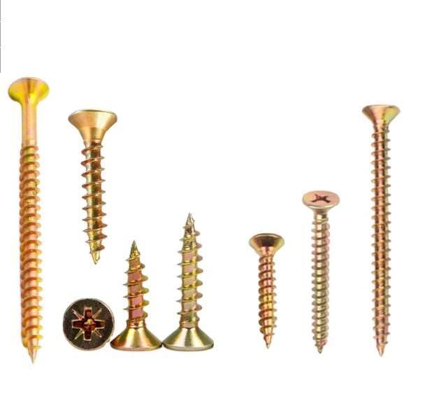 China Customized Sharp Point Single Thread Fibreboard Screw Chipboard Screw