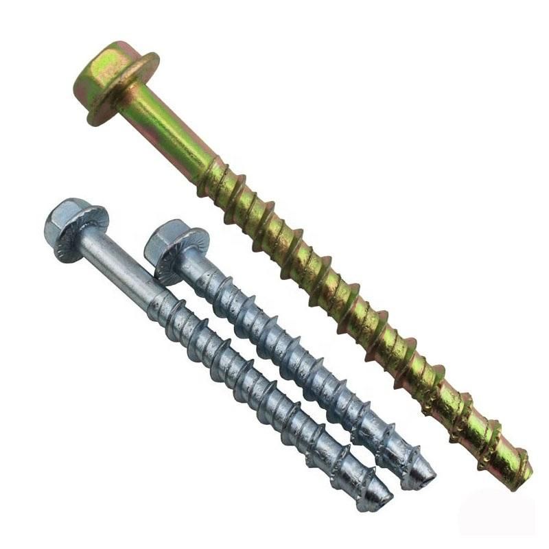 Carbon Steel Galvanized Self Drilling Concrete Screw Anchor