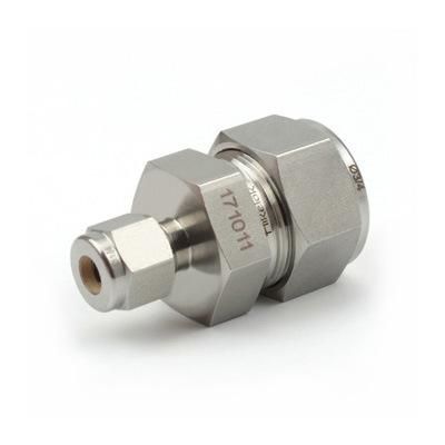 Stainless Steel Twin Ferrules Compression Tube Fittings Union