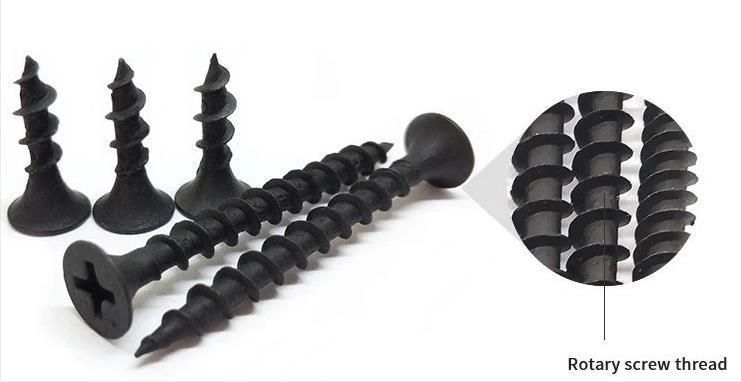 6#*1inch /3.5*25mm C1022 Bugle Head Black/Grey Phosphated/Zinc Plated/Self Tapping Screw/Self Drilling Screw Fine/Coarse Thread Gypsum Screw/Drywall Screw