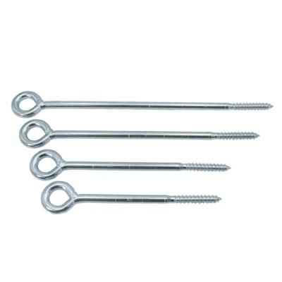 Zinc Plated Closed Eye Hook Screw with Wood Thread