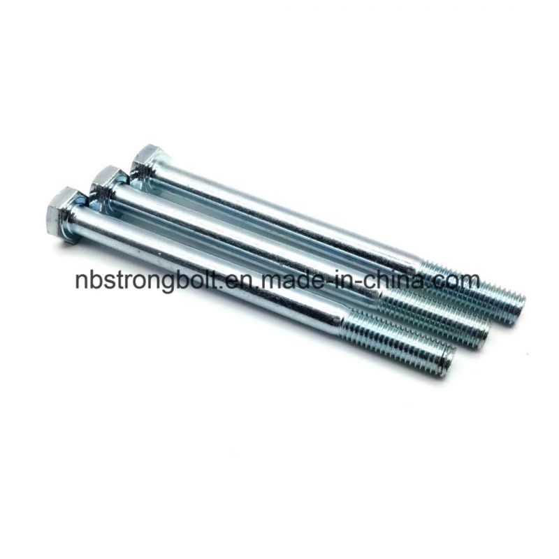 DIN931 Screw Hex Bolt with Zp Gr. 8.8