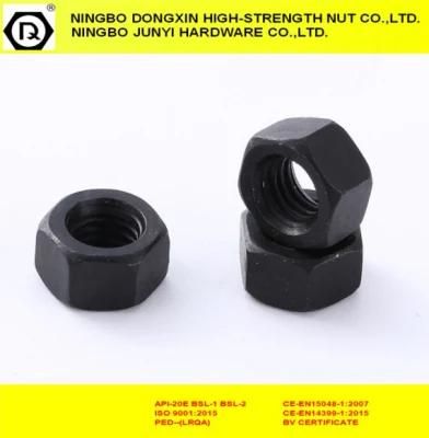 Carbon Steel DIN934 Black Fasteners Hex Nuts