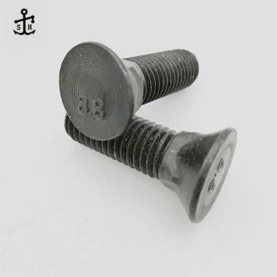 DIN 605 Black Color Oxidation Treatment 8.8 Grade Flat Countersunk Head Square Neck Bolts with Long Square Made in China