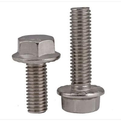 Ifi 513 Hexagon Flange Bolts M19 Flange Bolt High Quality Full Thread Flanged Hexagon Concave Head Bolts A2-70/A4-70