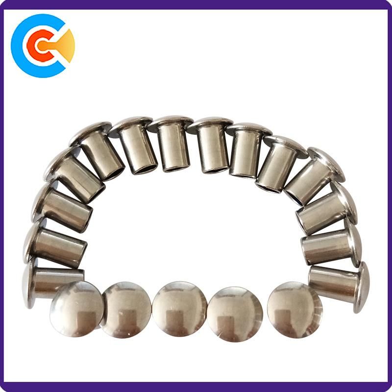 Carbon Steel Nickel Plating Semi-Tubular Step Rivet
