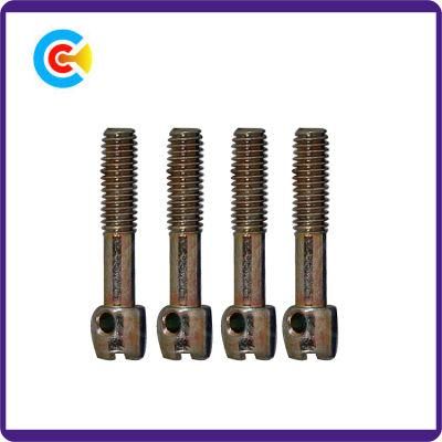 DIN/ANSI/BS/JIS Carbon-Steel/Stainless-Steel 4.8/8.8/10.9 Galvanized Phillips Slot Stem Screw for Building/Railway
