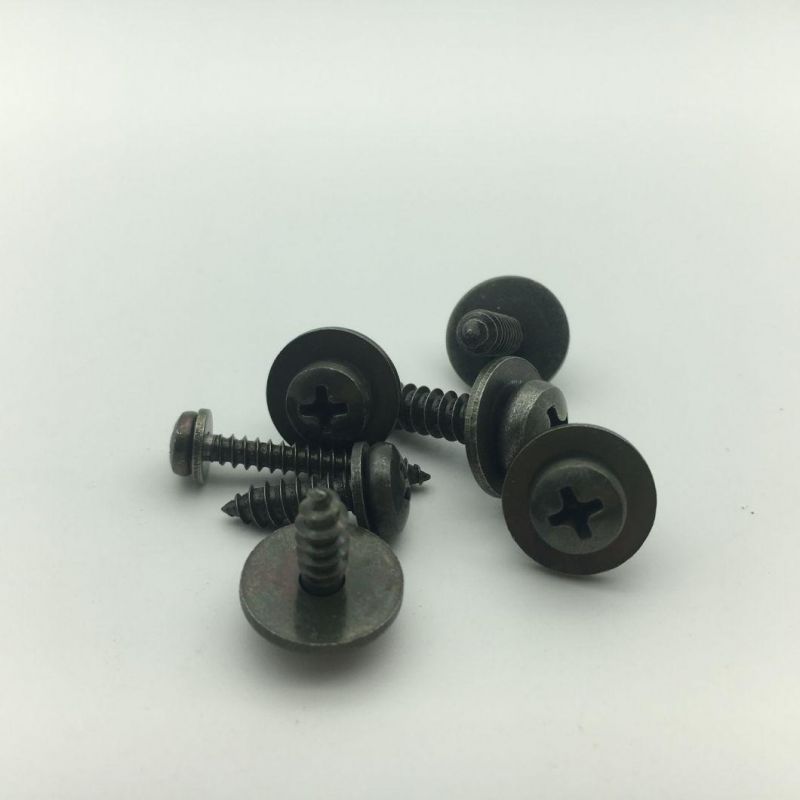 Round Head Tapping Screw with Washer for Connector