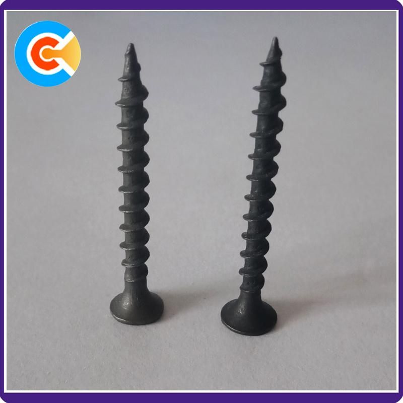 Black Carbon Steel Bugle Head Cross Self Tapping Screw