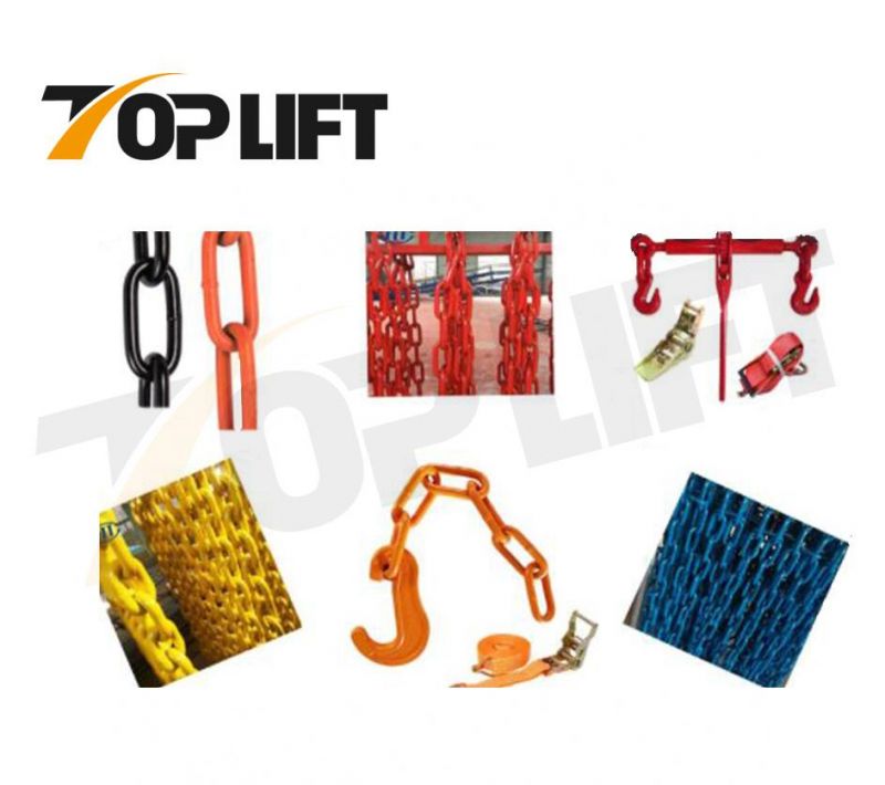 Transport Chain Lashing Chain Alloy Steel Link Chain with Grab Hook