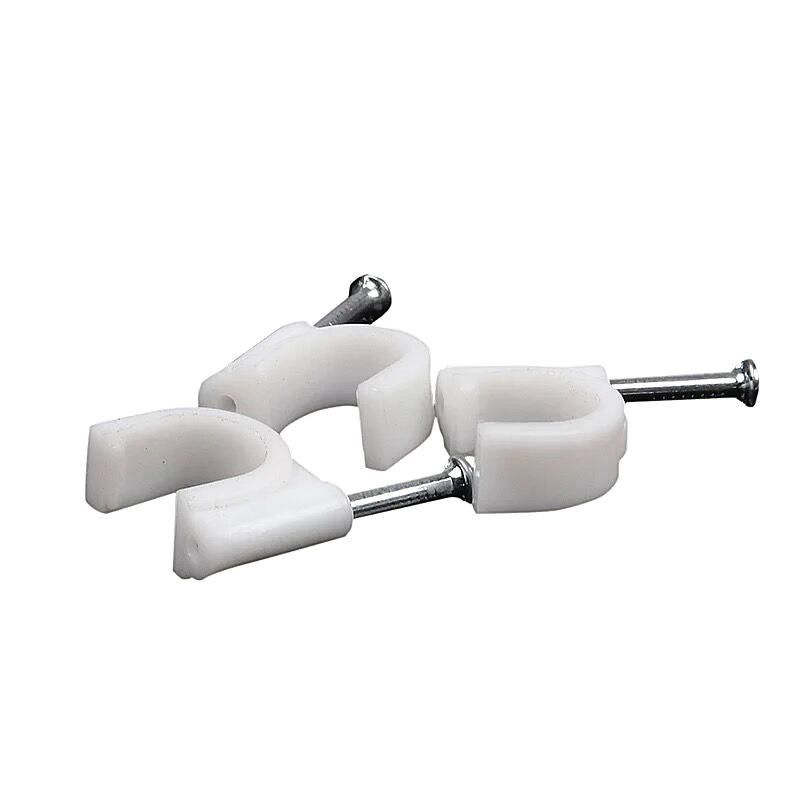 Plastic Nail Hook Clip Circle Cable Clip for Wire Fixed in Guangzhou