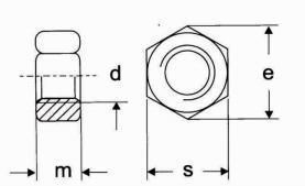 High Strength Hexagon Nut DIN934 with Zinc Plated