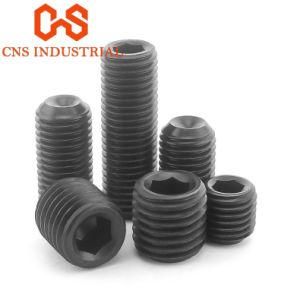 Black Hexagon Socket Set Screws With Cup Point