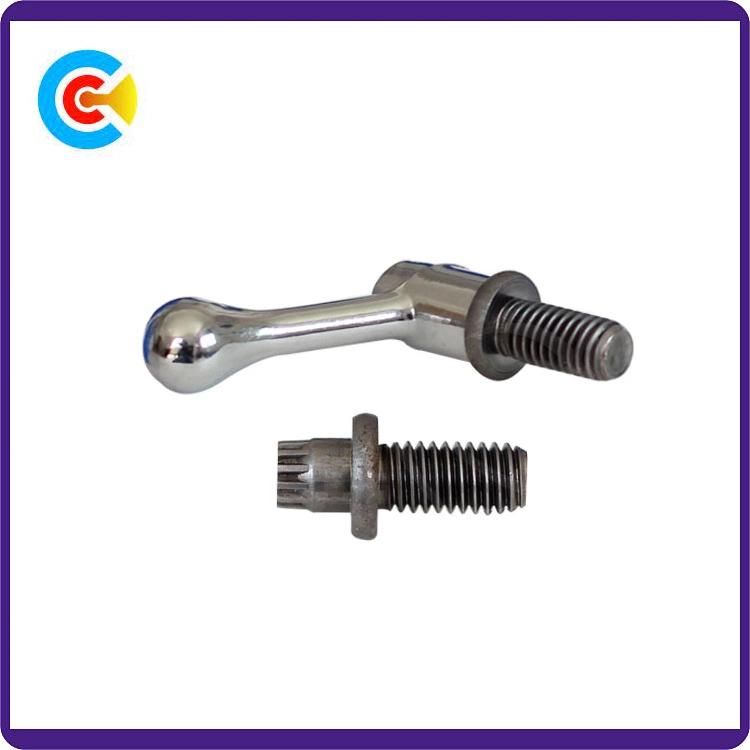 4.8/8.8/10.9/Carbon Steel Galvanized Customized Non-Standard Hobbing Car Handle Mechanical Screw