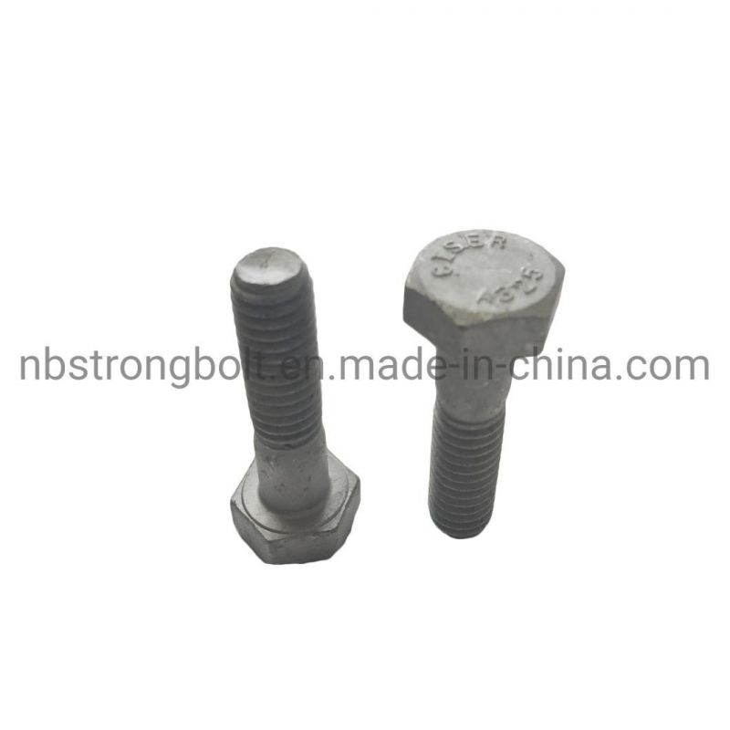 Hex Structual Bolt Screw A325 Type1 with HDG