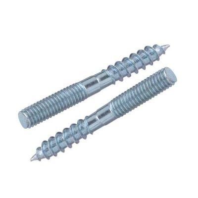 Wholesale M4 M5 M6 Threaded Hanger Bolt Metal Wood Dowel Screw High Strength Stainless Steel Double End Thread Stud Bolt