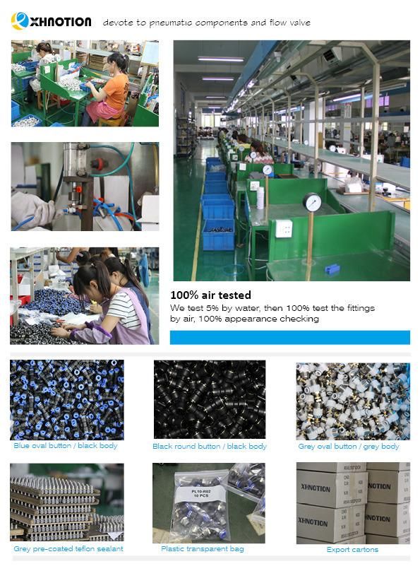 Xhnotion - Pneumatic One Touch Tube Fittings with 100% Tested
