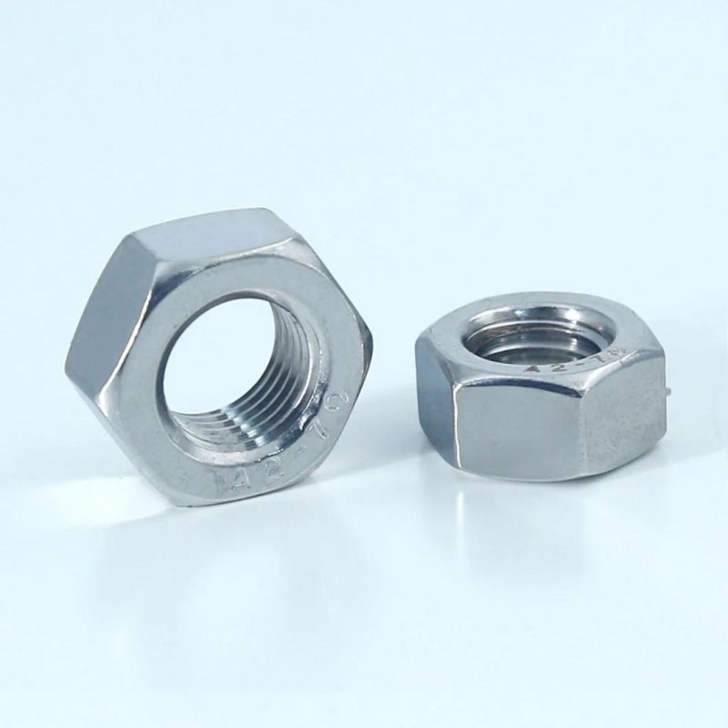 Fast Shipping Environmentally Friendly Nickel Plating M8 DIN 934 Hex Nut