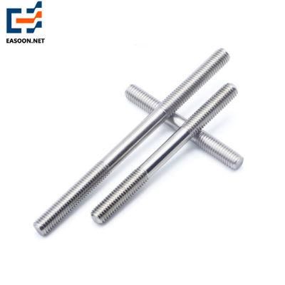 DIN938 DIN939 DIN940 Stud Bolt Metal End 1d Stainless Steel 304 Double End Thread Rod