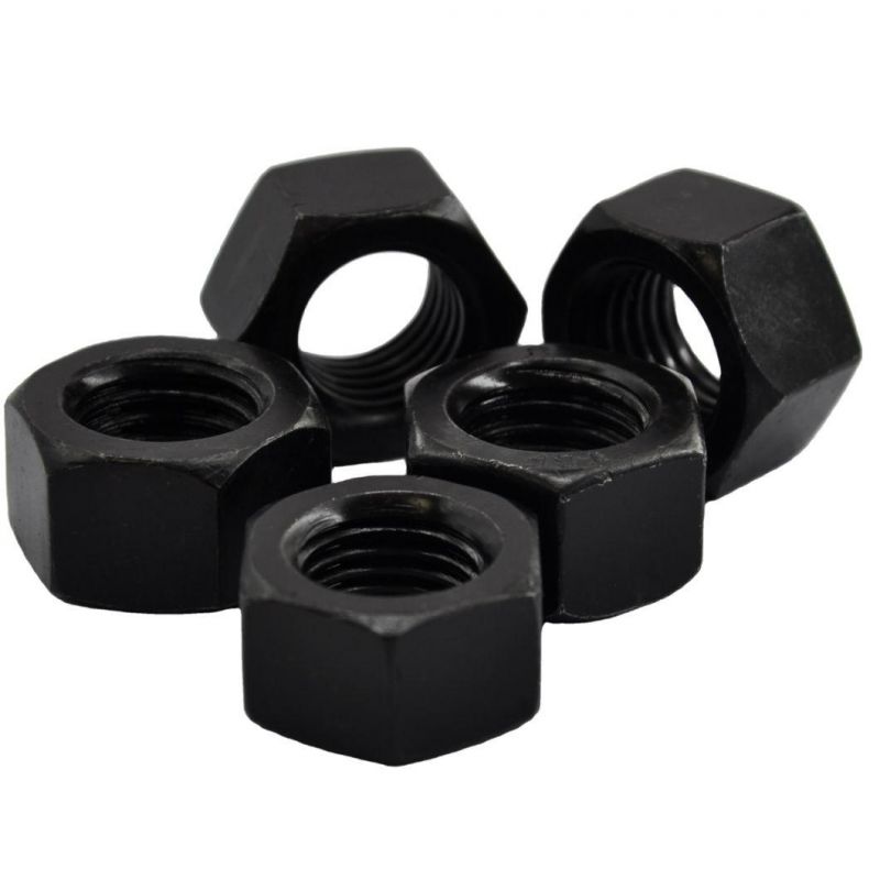 DIN934 Black Oxide Hexagon Nut Carbon Steel Grade 8