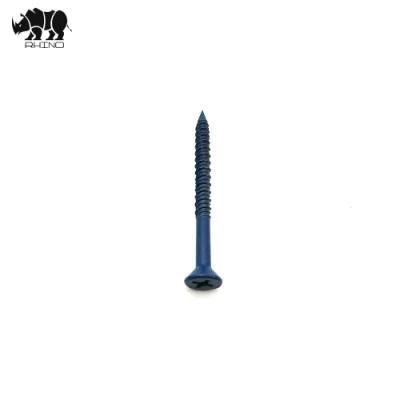 Hex Head / Flat Head Slotted / Cross Drive with Diamond Tapping Point, Hi-Low Thread Concrete Screws