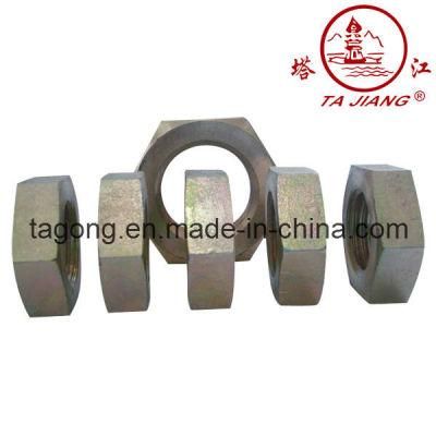 Carbon Steel DIN439 DIN936 ISO4035 Jam Nuts Thin Nuts