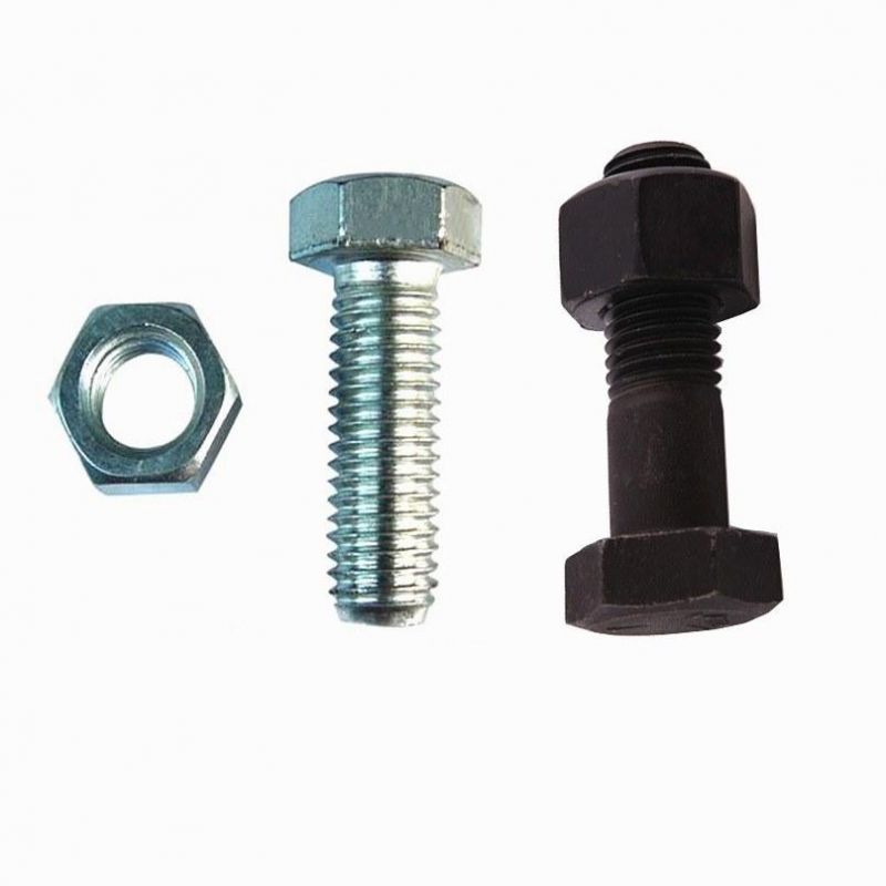 12.9 10.9 Bolt and Nut Excavator Track Pad Bolt Nut