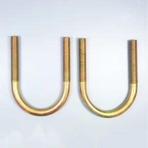 Fastener U-Shaped Bolts Carbon Steel Galvanized Standard U-Shaped Bolts Processing Auto Fastener