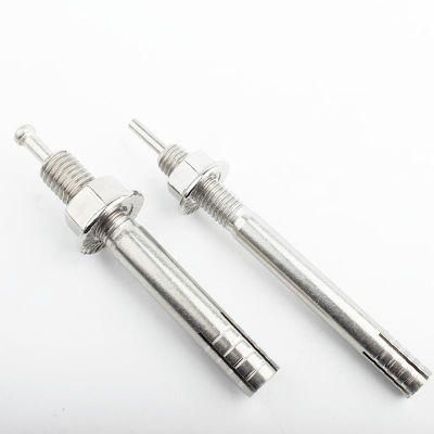 1-1/4&quot; Stainless Steel 304 316 Hammer Drive Anchor Hit Pin Nail Strike Anchor with Flange Nut
