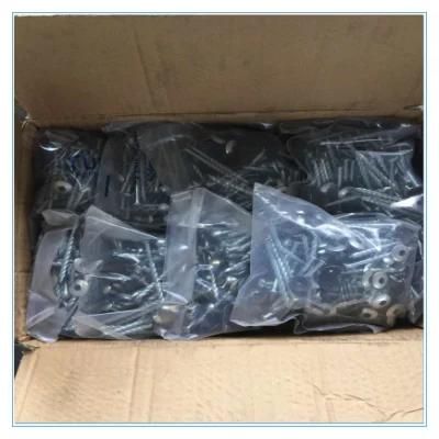 Galvanized Umbrella Head Twisted Shank Roofing Nails with Rubber Washer