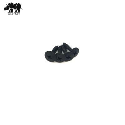 Black Phosphated Carbon Steel Wafer / Modify Truss Head Self Tapping Screws