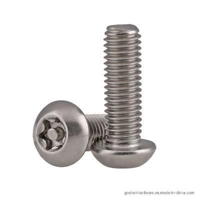 Stainless Steel 304 A2-70 Torx Slot Anti-Theft Machine Screws
