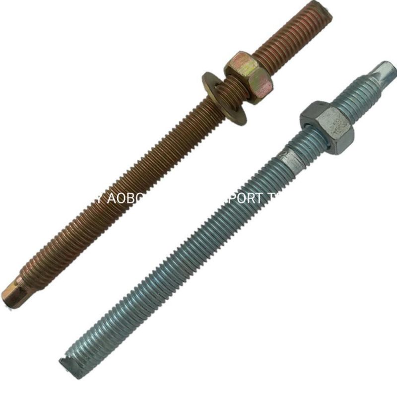 Galvanized Chemical Anchors Used for Concrete Construction