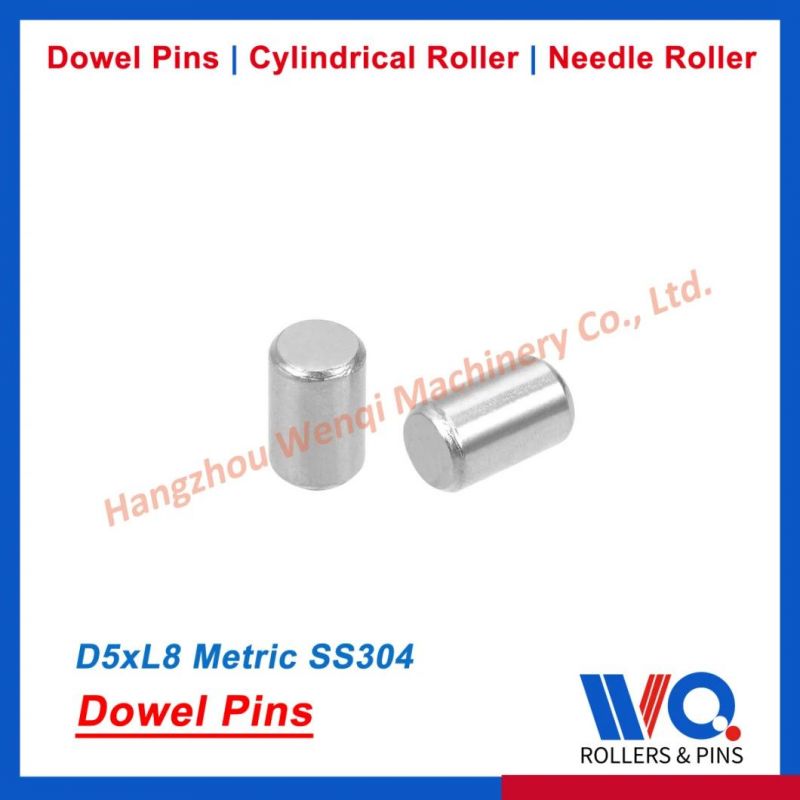 Solid Straight Metal Dowel Pins - 3X5.4 Alloy Steel Hardened and Ground