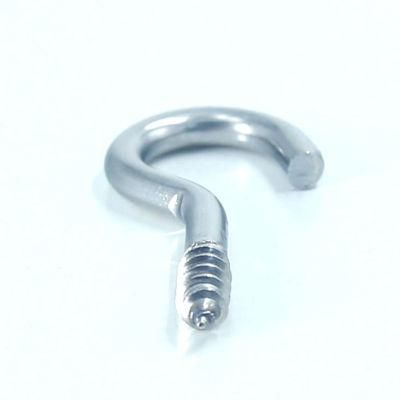 China Custom Sizes Small SS316 Lag Snake Open Eyes Hook Pins Screw Long Metal Stainless Steel Welded Sheep 45mm M8 Eye Screws