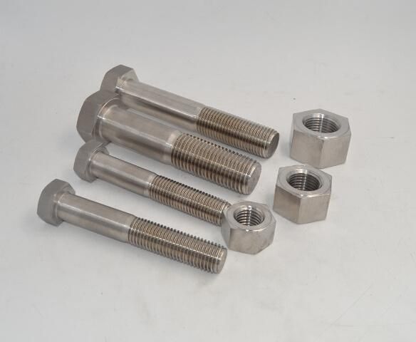 A2 A4 Stainless Steel DIN933 DIN931 ASME Heavy Hexagon Bolt with Nut ISO Certificated