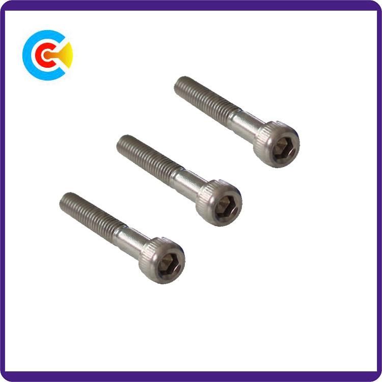 Stainless Steel M12/Hexagon Socket Knurled Cheese Head Cap Screw