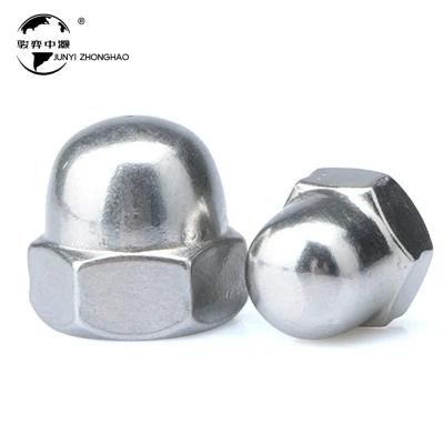 Chinese Factory Supply Stainless Cap Nut Hexagon Domed Cap Nut