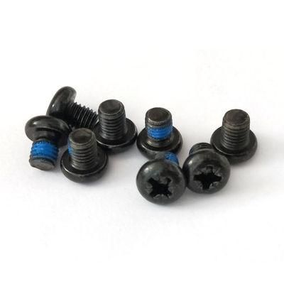 Iron Black Zinc Pan Head Pozi Drive Screw with Nylon Patch
