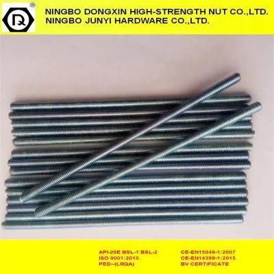 Fasteners ASTM A193 B7 Stud Bolts with Zinc Plated