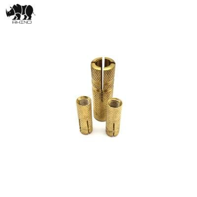 Brass M12 Drop in Anchor