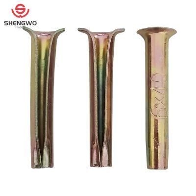 Stainless Steel Fastener Spring Nail Anchor for Concrete