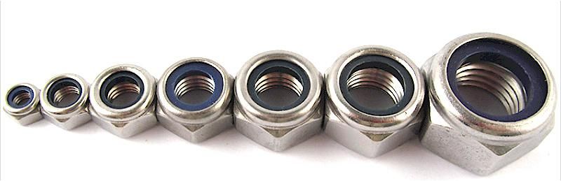 Prevailing Torque Type Hexagon Nuts with Non-Metallic Insert, Nylon Hex Lock Nut
