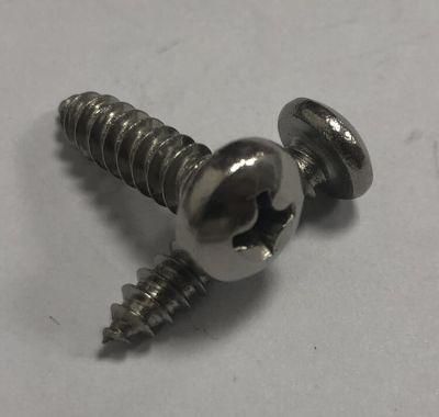 Stainless Steel Cross Recessed Pan Head Tapping Screws DIN7981