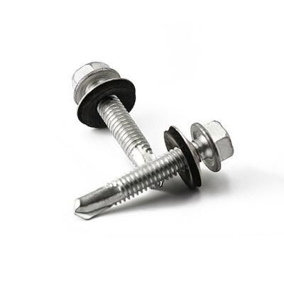 Hexagonal Washer Head Self-Drilling Screw with EPDM Washer